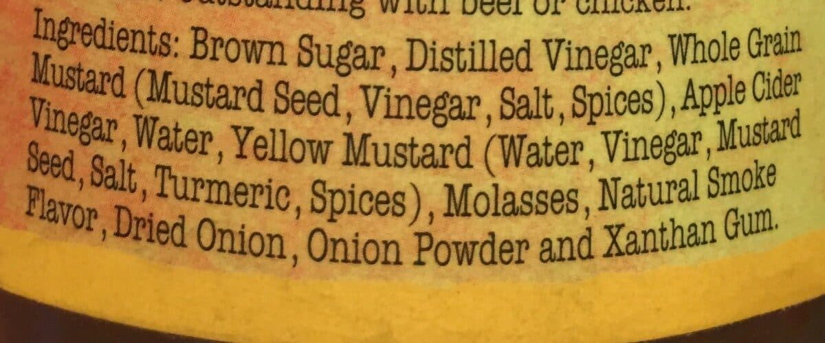 Open Food Facts American Stockyard Smoky Mustard BBQ Sauce packshot
