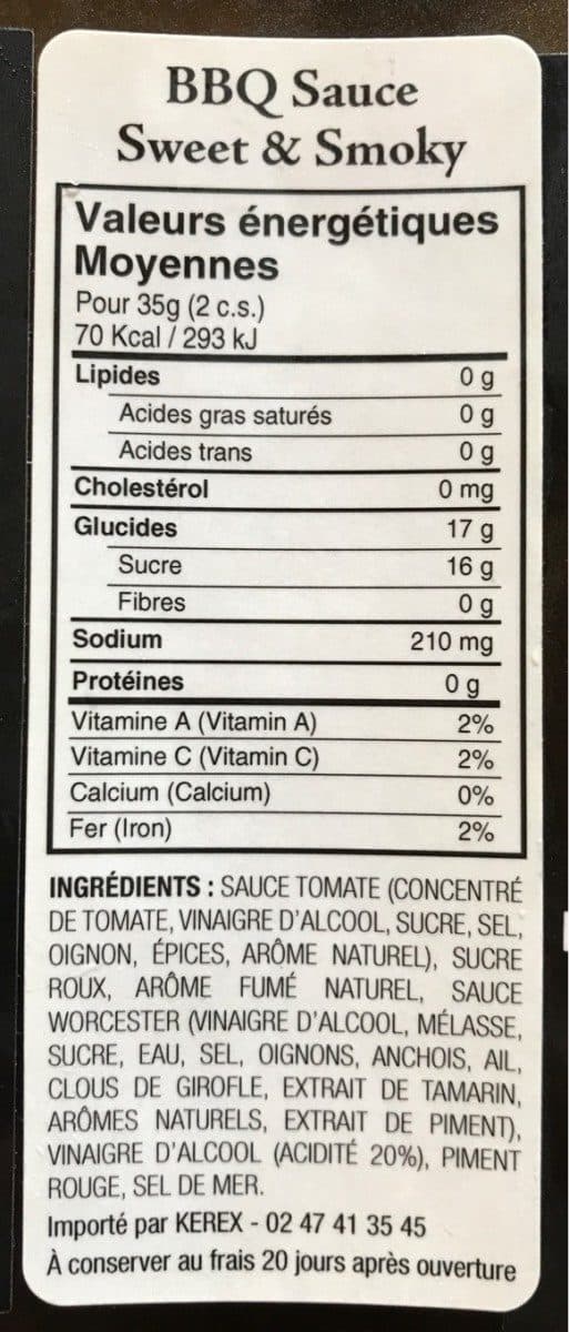 Open Food Facts Carolina smoky mustard private reserve bbq sauce, smoky mustard packshot