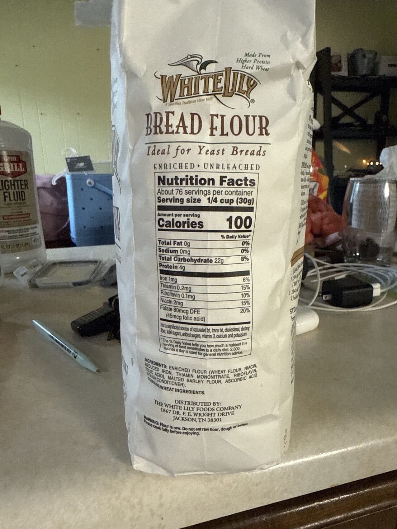 Whitelily Enriched Unbleached Bread Flour packshot