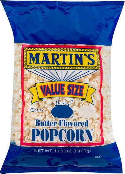 MARTIN'S Butter Flavored Popcorn packshot