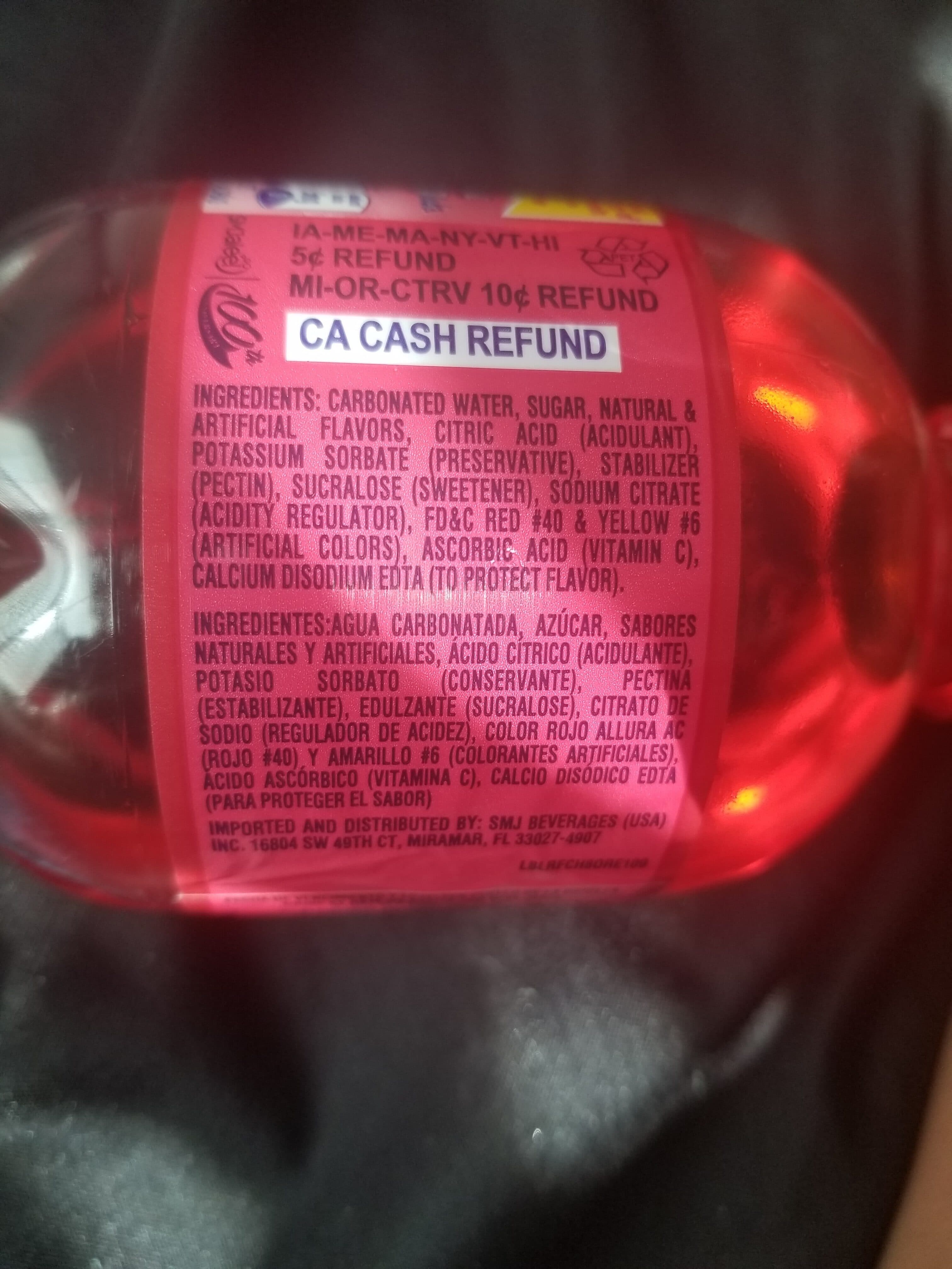 S. M. Jaleel & Co. Ltd. Chubby, Reggae Red Soda packshot