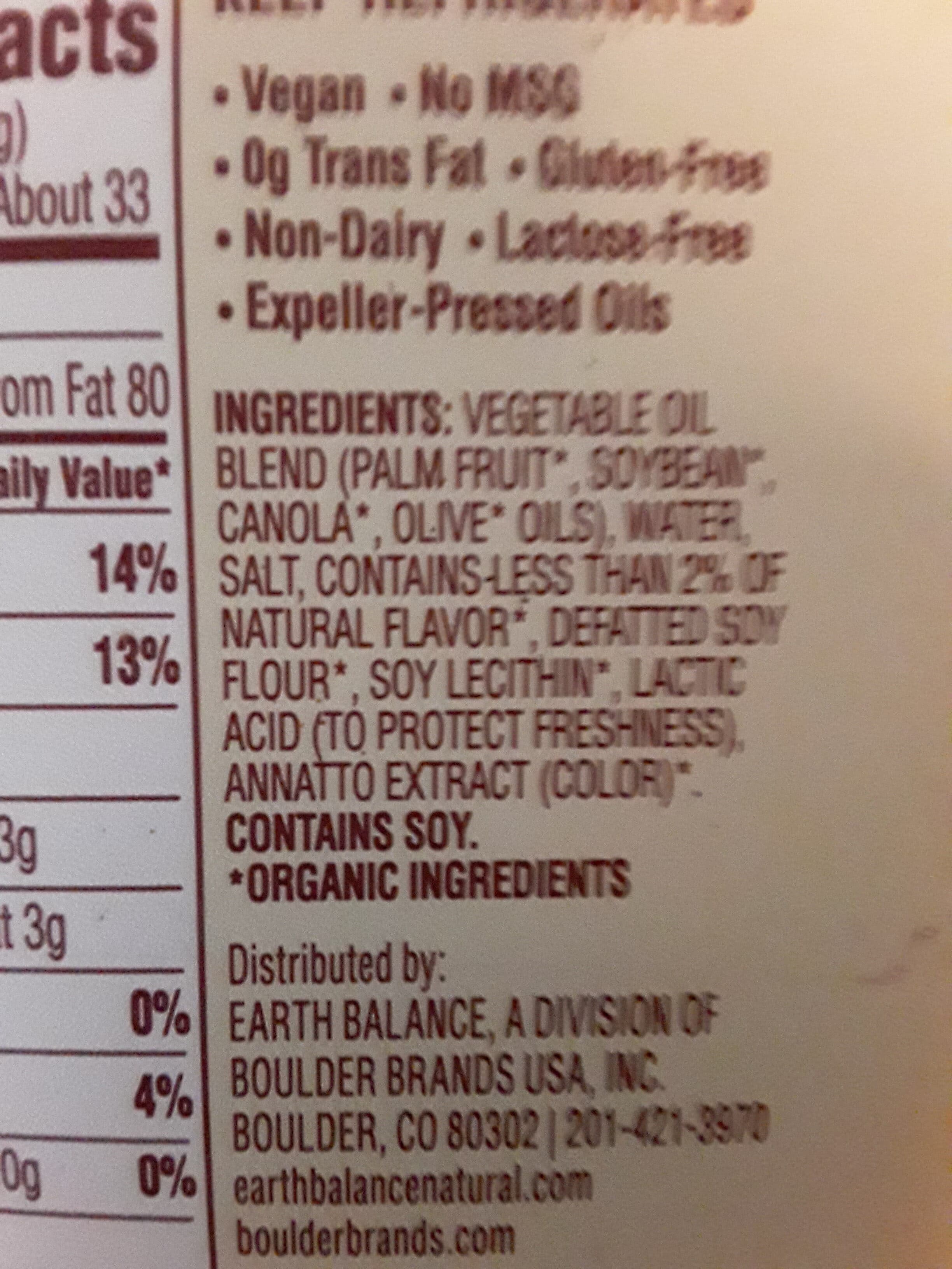 earth balance plant butter packshot