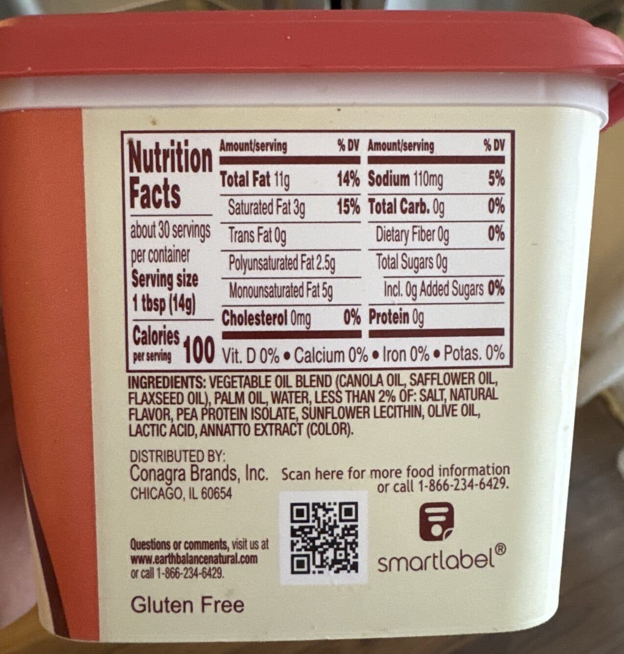 Earth Balance Soy Free Buttery Spread packshot