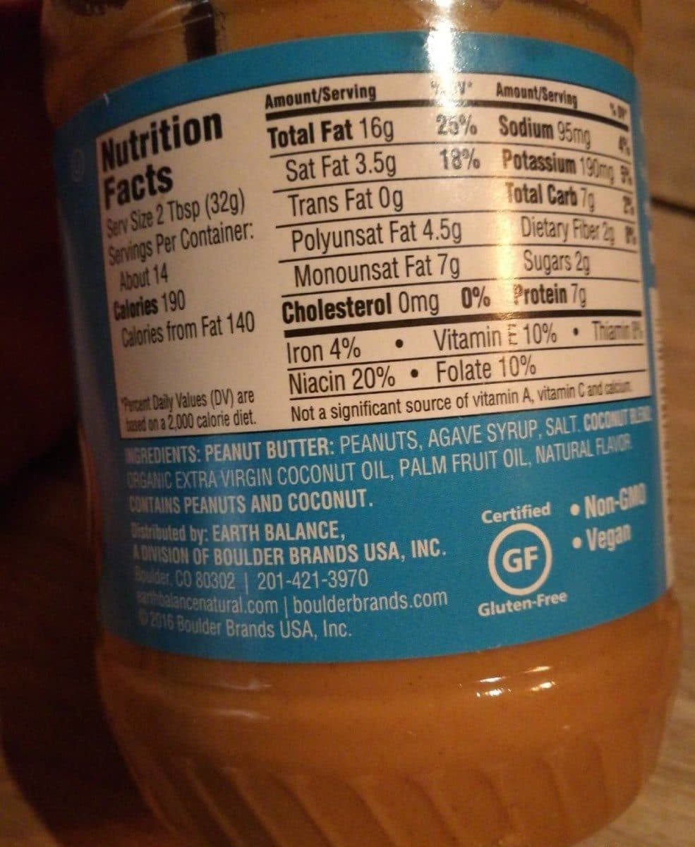 Earth Balance Creamy Coconut & Peanut Spread packshot
