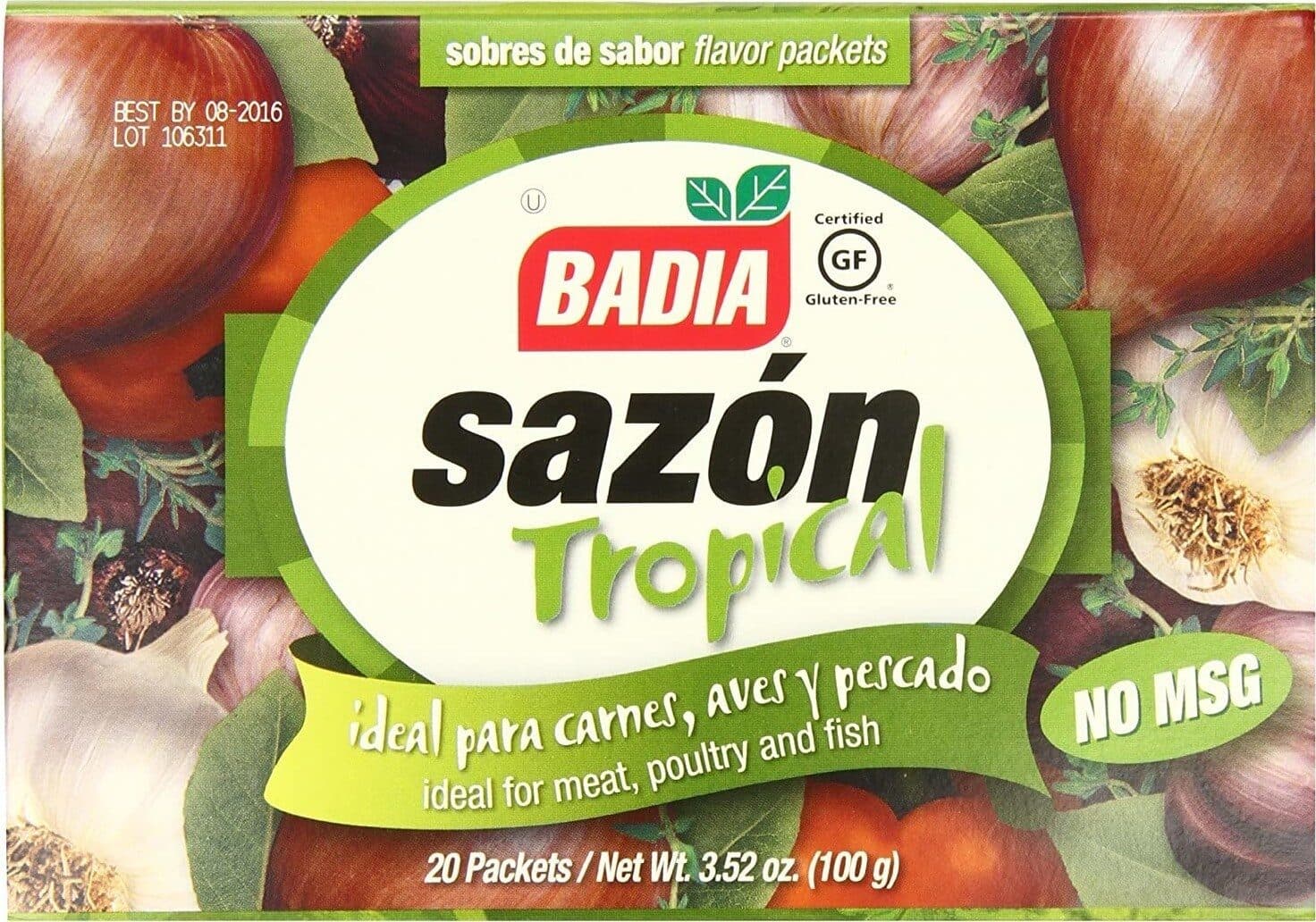 Badia Sazon tropical packshot
