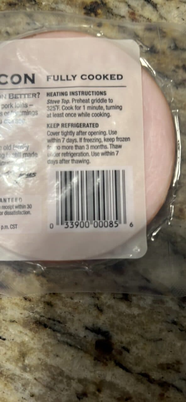 Jones Dairy Farm Canadian Bacon packshot