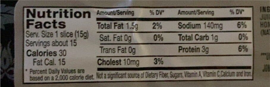Jones Dairy Farm Uncured Turkey Bacon packshot