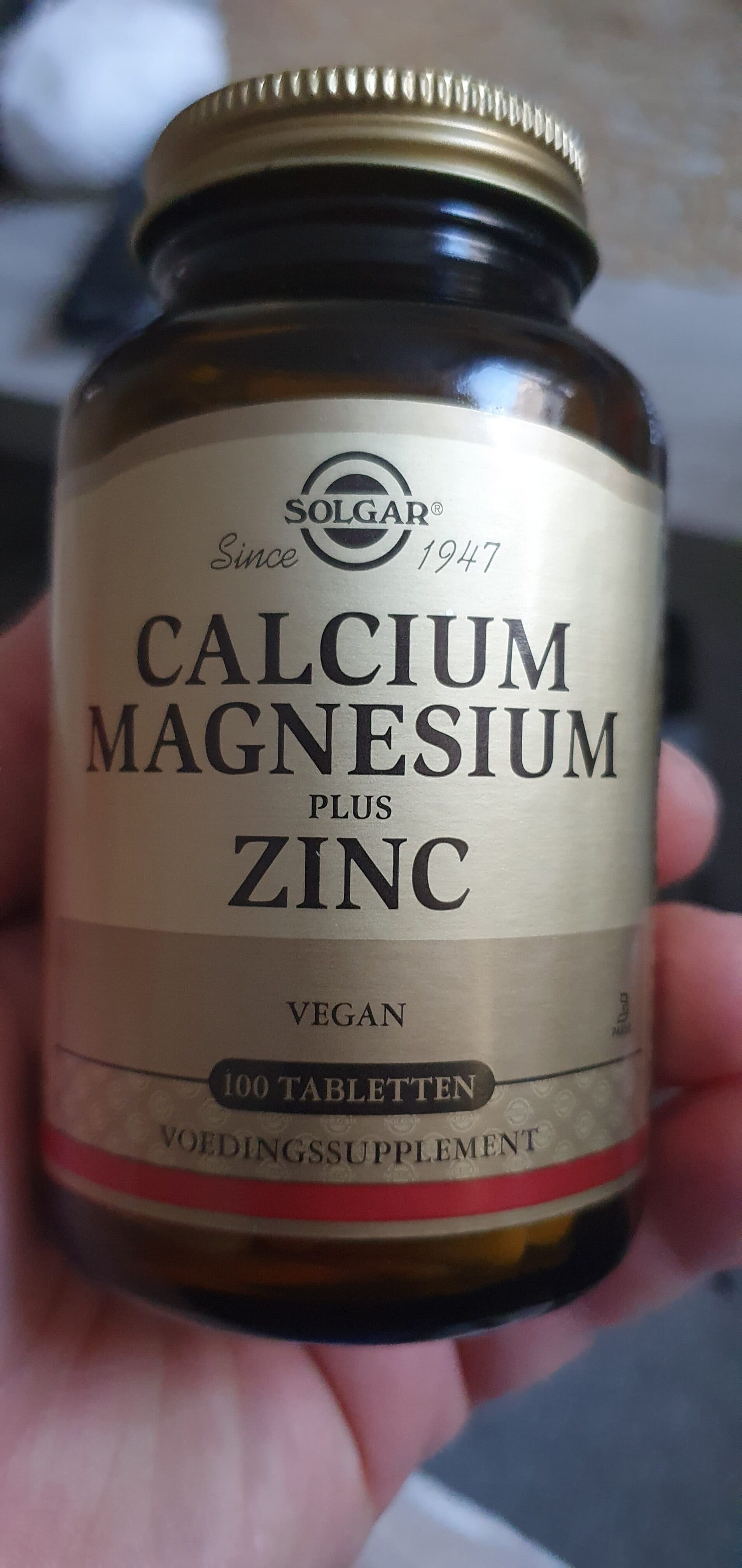 Solgar Calcium Magnesium Plus Zinc - 100 Comprimés - Solgar packshot