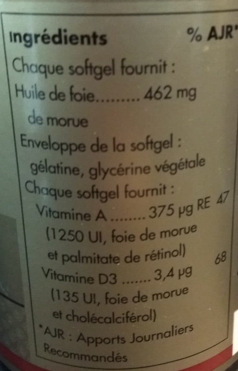 Solgar Huile De Foie De Morue packshot