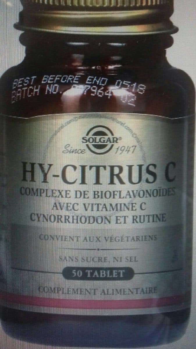 Solgar Hy citrus c packshot