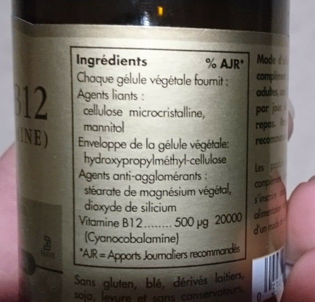 Solgar Vitamine B12 500μg - 50 Gélules - Solgar packshot