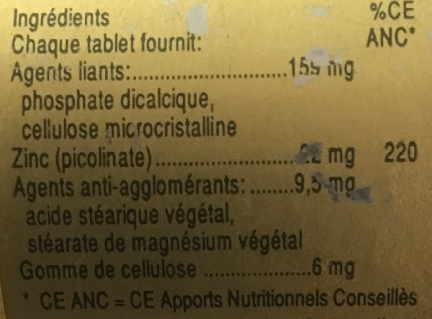 Solgar Zinc Picolinate 22 MG - 100 Tablets - Solgar packshot