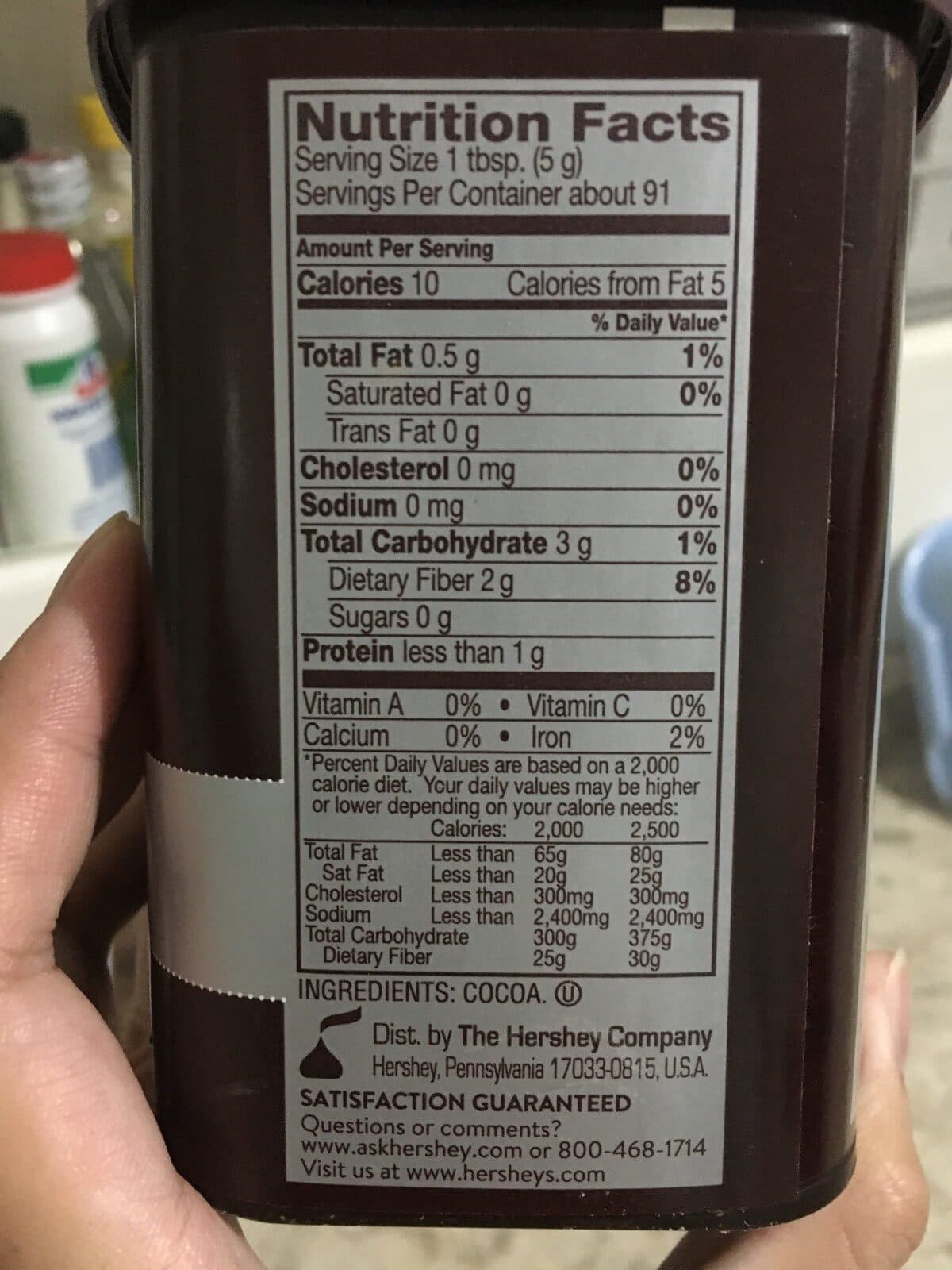 HERSHEY'S COCOA packshot