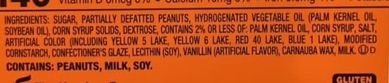 Reese's Reese's pieces packshot