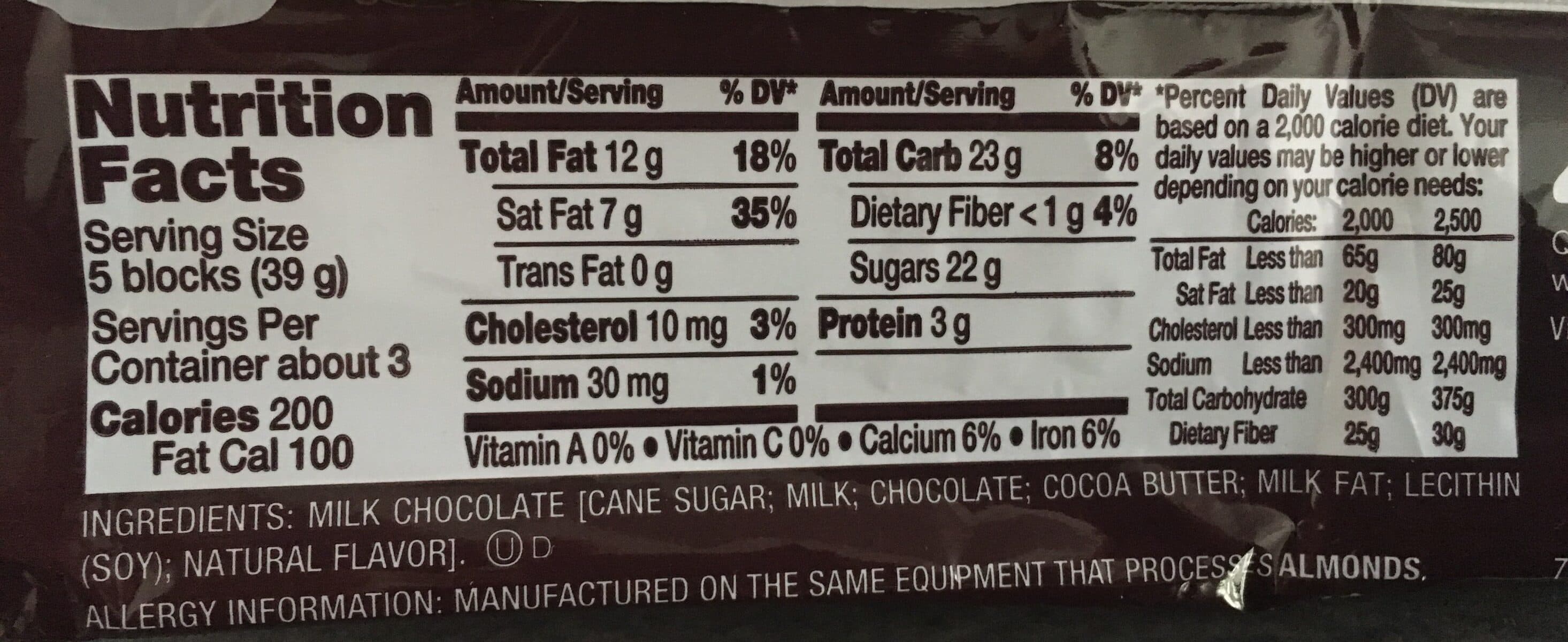 The Hershey Company Hershey's Milk Chocolate packshot