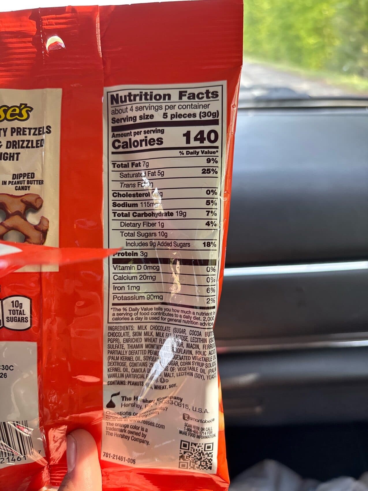 Reese's Reese's Dipped Pretzels packshot