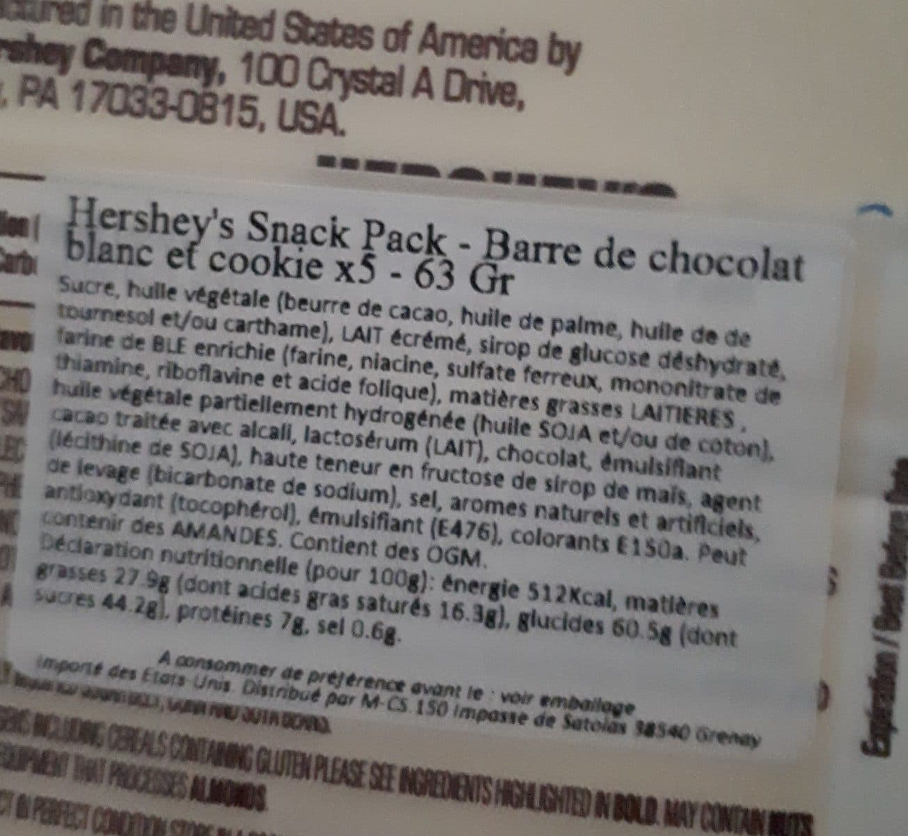 Hershey's Hersheys packshot