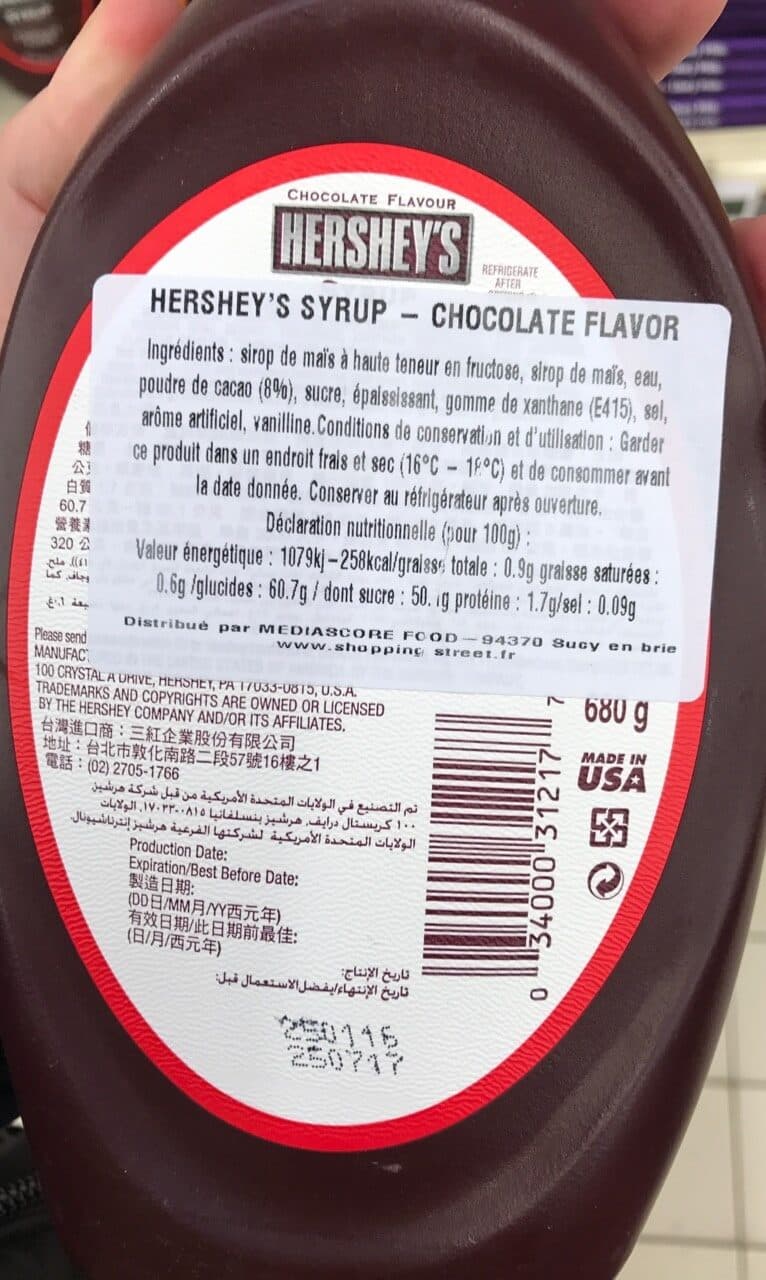Oluf lorentzen as Sjokolade Sirup 680g Hersheys packshot