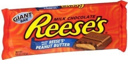 Reese's Giant peanut butter bar packshot