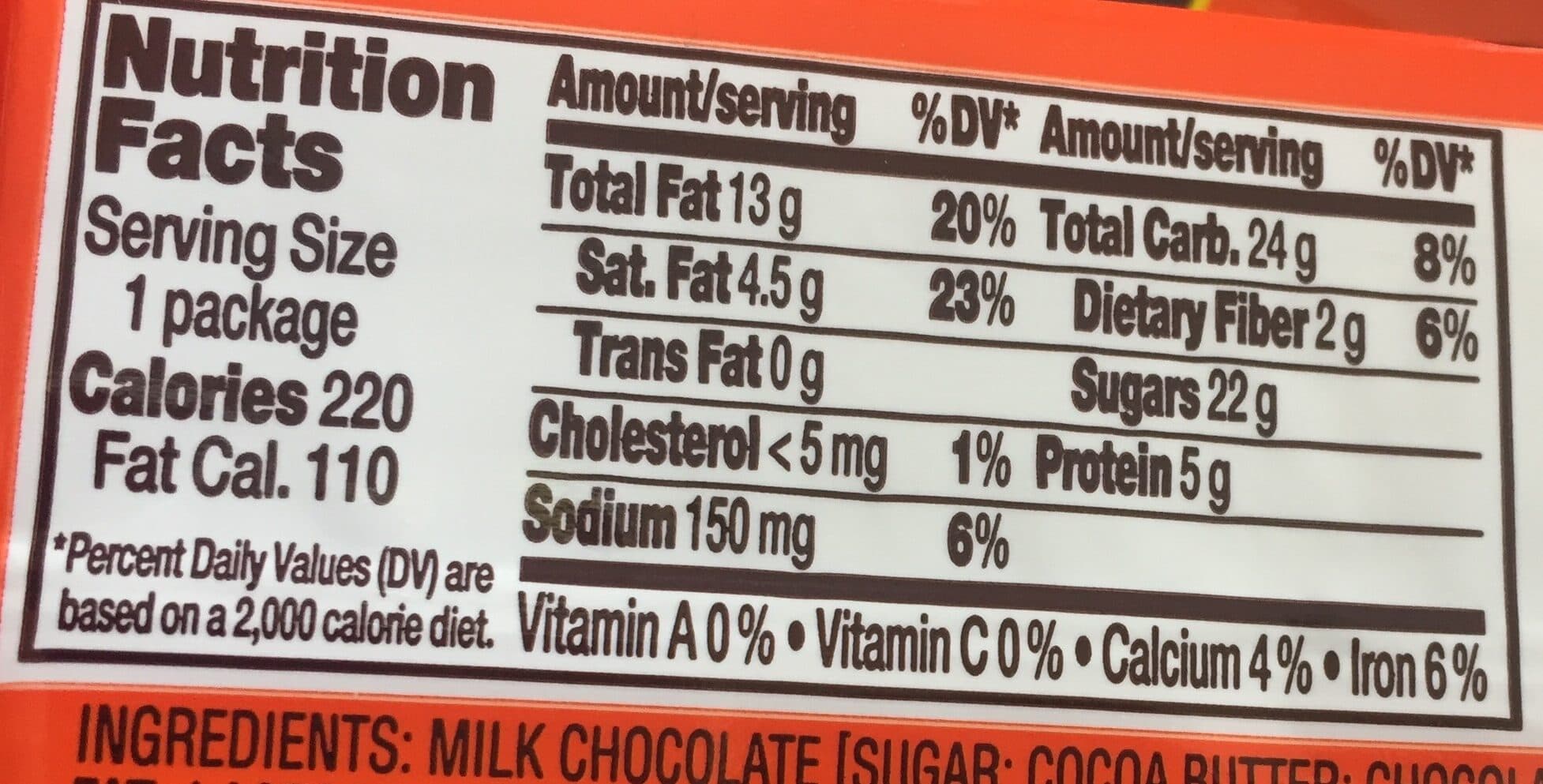 Reese's Peanut butter cups packshot