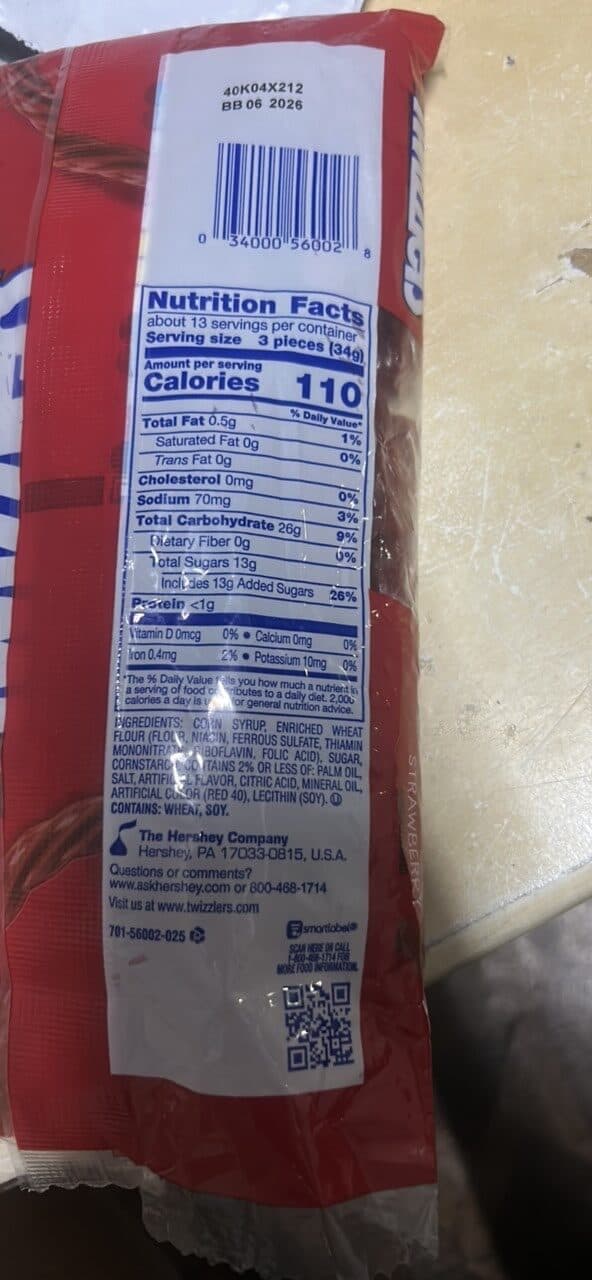 The Hershey Company Twizzlers packshot