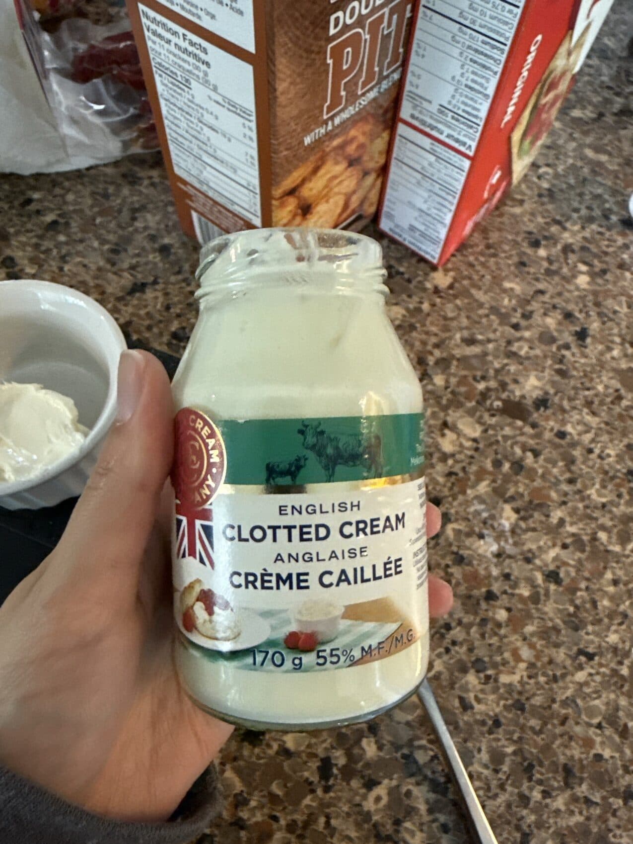 The Devon Cream Company. English Luxury Clotted Cream packshot