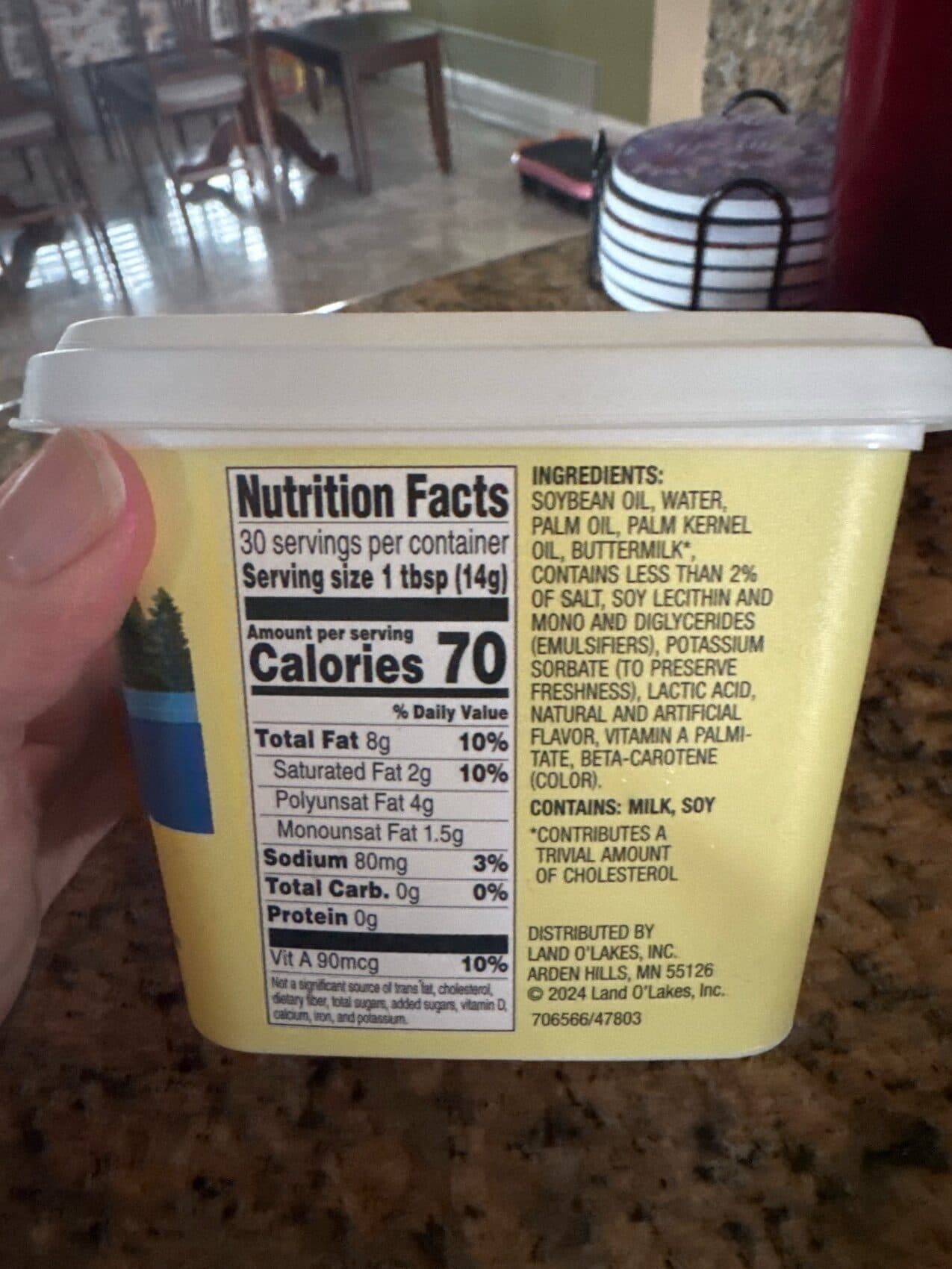 Land O'Lakes Inc. Vegetable Oil Spread packshot