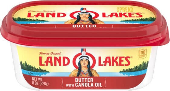 LAND O LAKES BUTTER WITH CANOLA OIL packshot