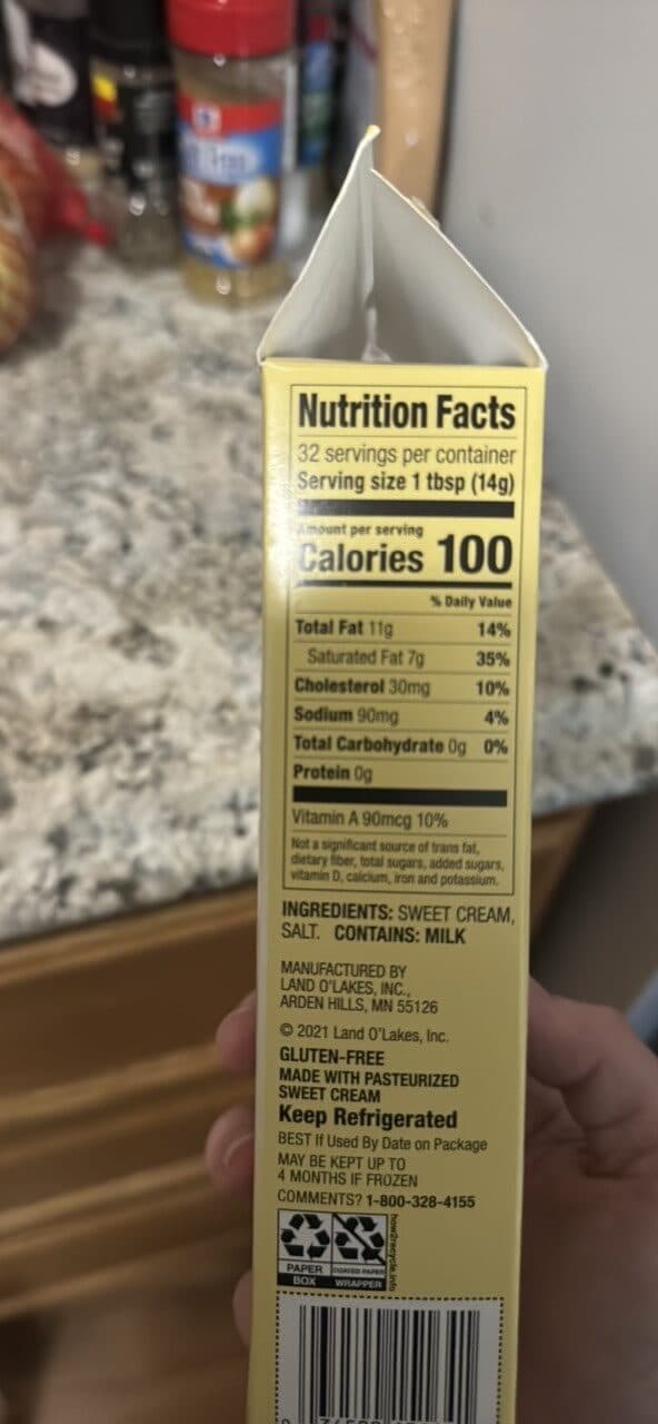 Land O Lakes Butter Salted packshot