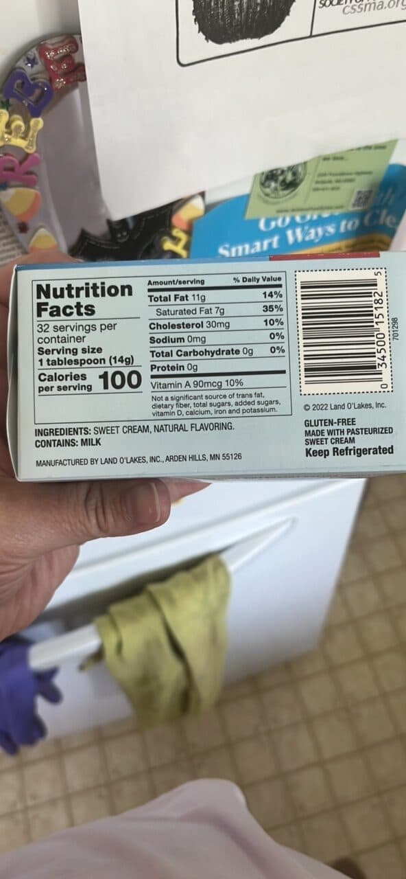 LAND O LAKES UNSALTED BUTTER packshot