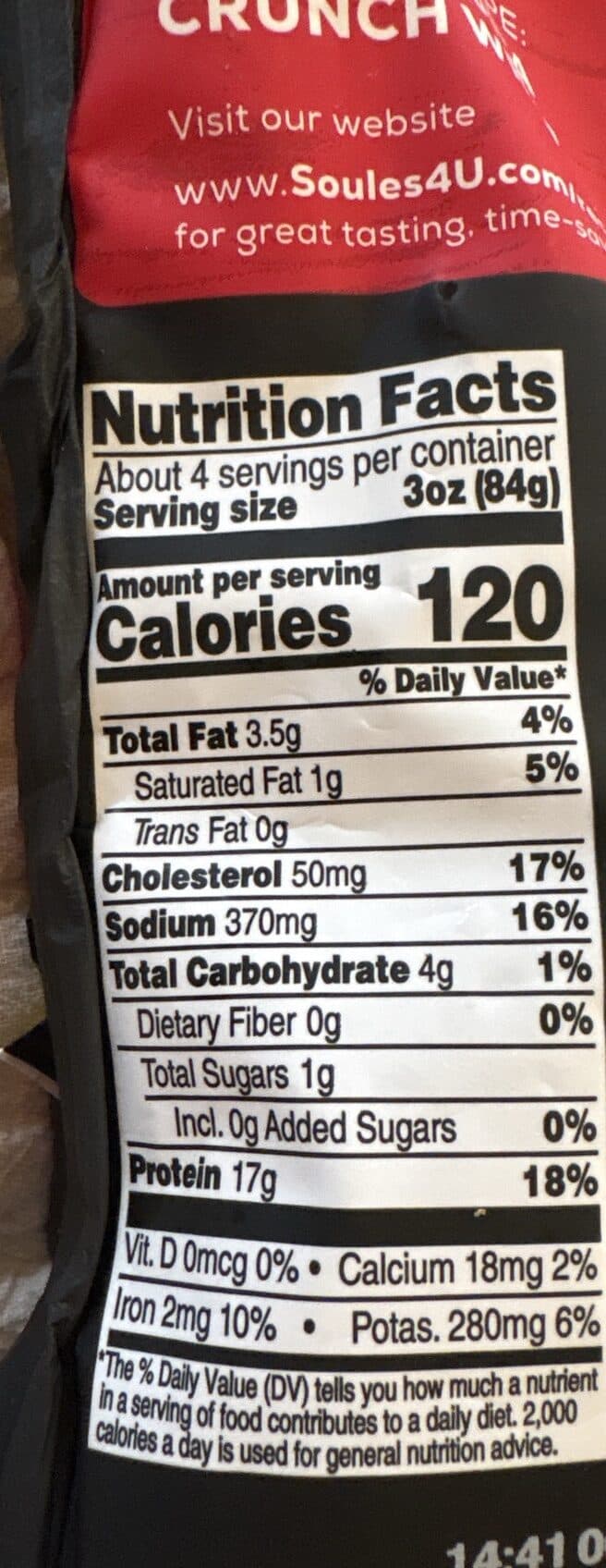 John Soules Foods Steak Fajitas packshot