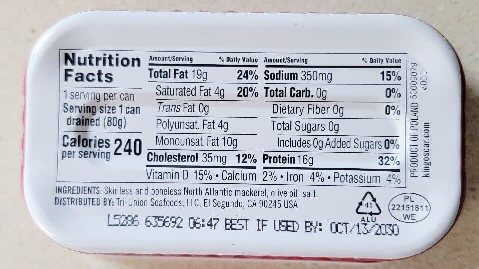 Royal Royal Fillets Mackerel in Olive Oil packshot