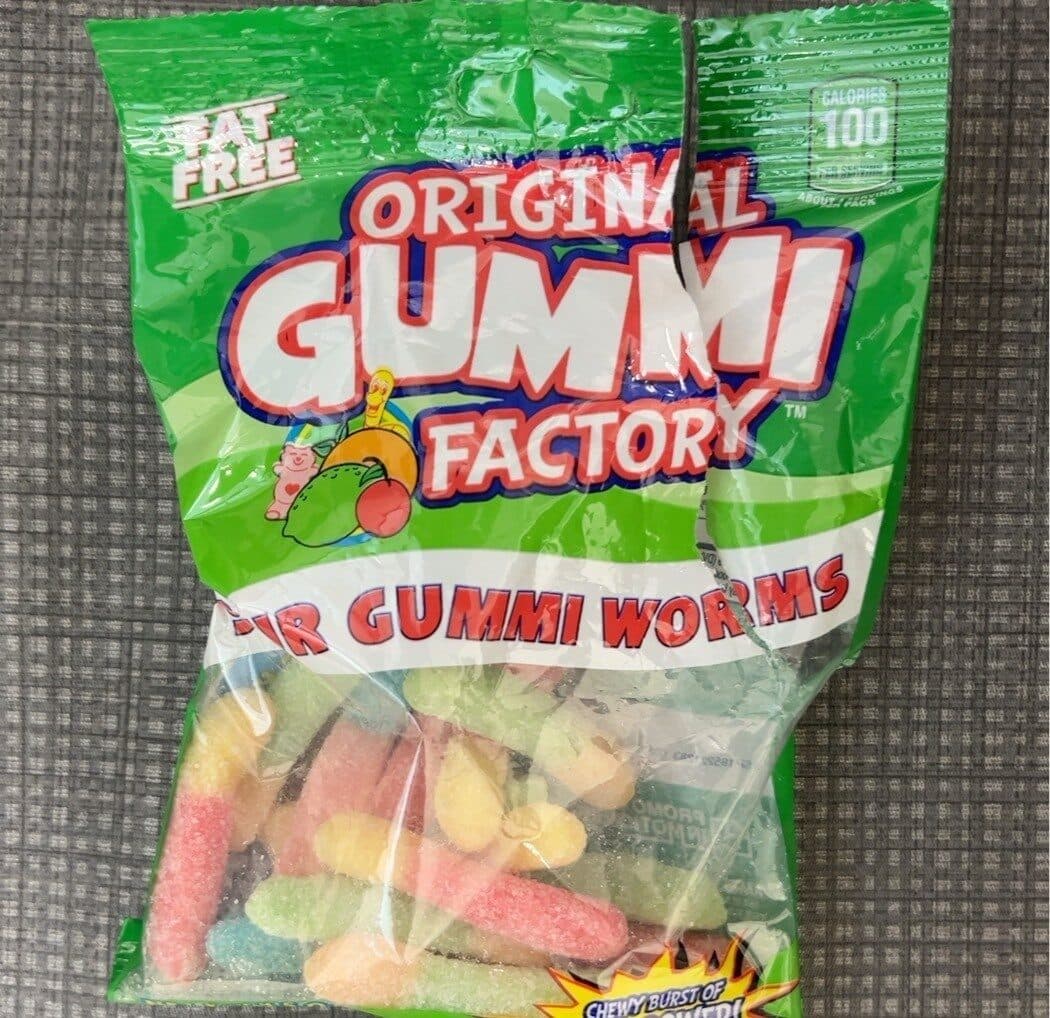 The Promotion In Motion Companies Inc. Original Gummi Factory Sour Gummi Worms packshot
