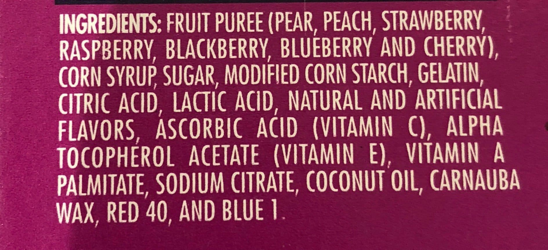 Promotion In Motion Inc. Fruit snacks packshot