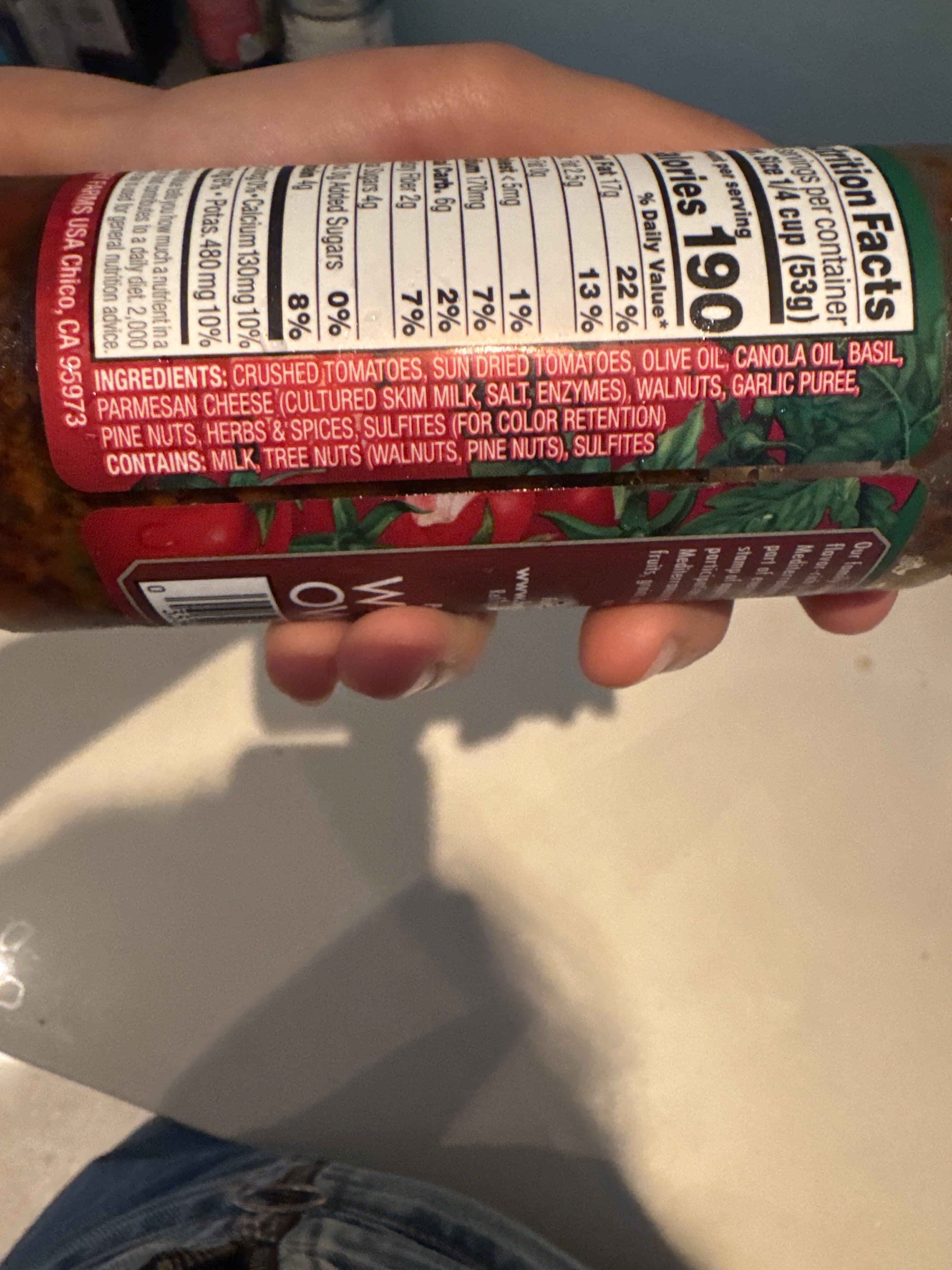 Bella Sun Luci Sun Dried Tomato And Extra Virgin Olive Oil packshot