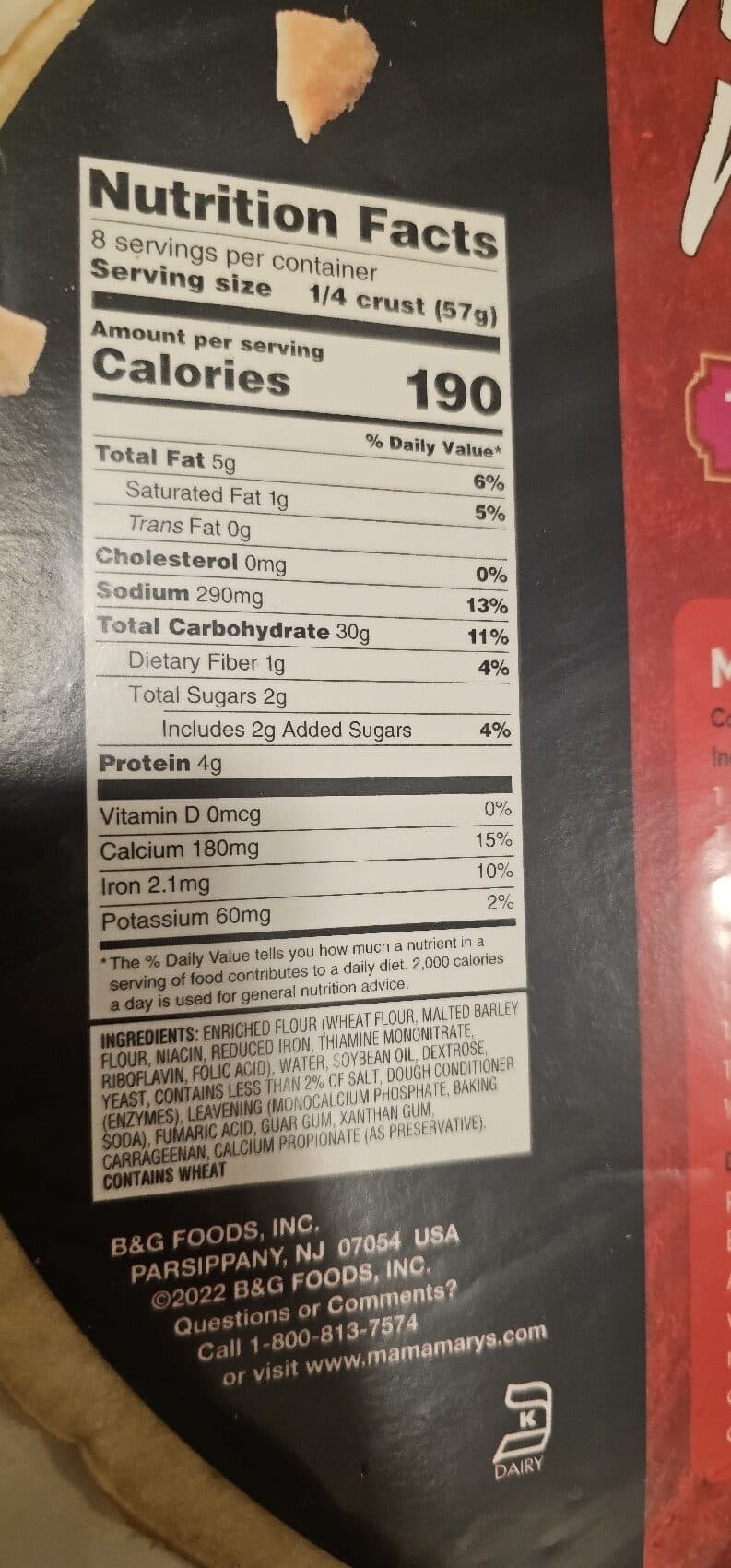 Mama Pizza crusts thin & crispy packshot