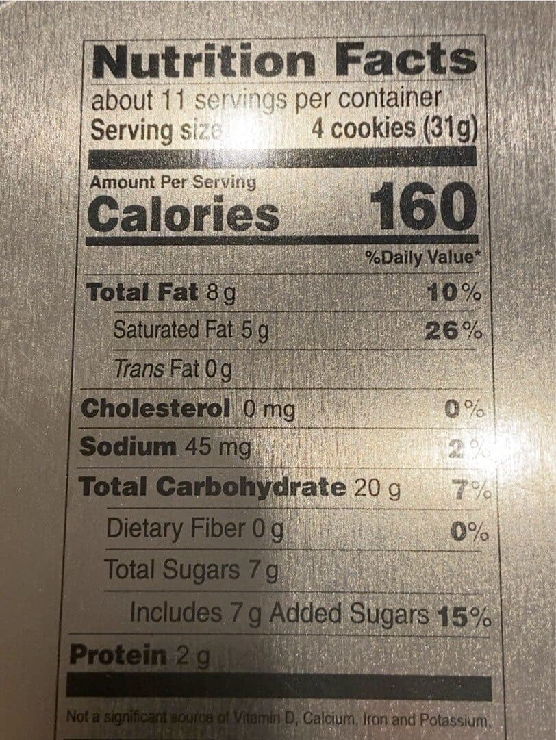 Open Food Facts Danish style butter cookies packshot