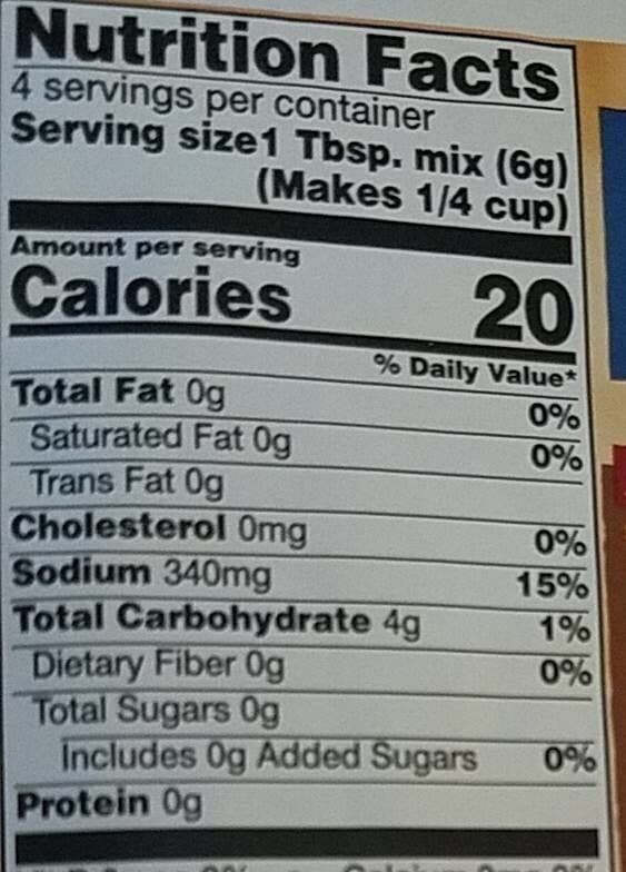 Food Lion Brown Gravy Mix packshot