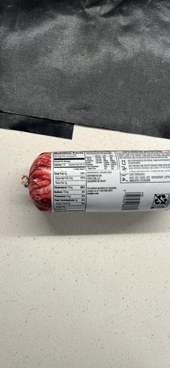 FOOD LION 93% Lean- 7% Fat Ground Beef packshot