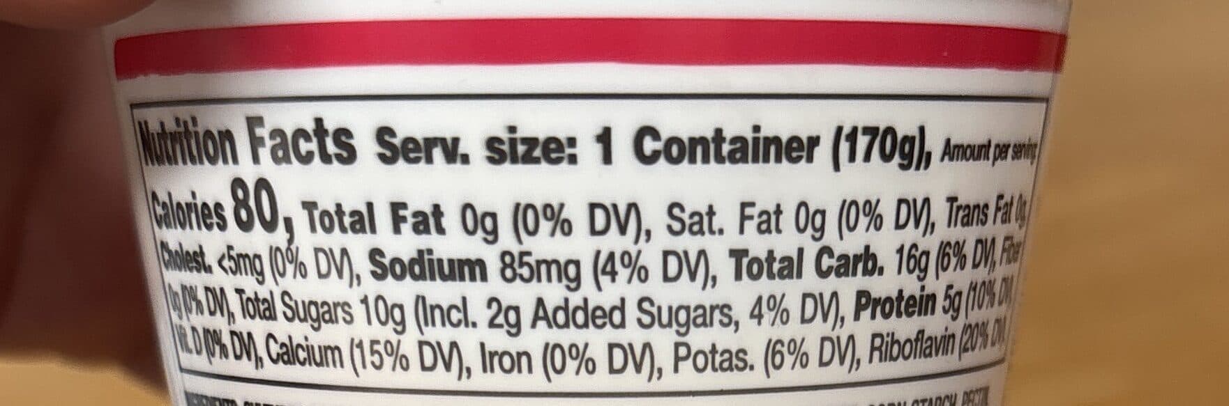 Food Lion Original Nonfat Yogurt packshot