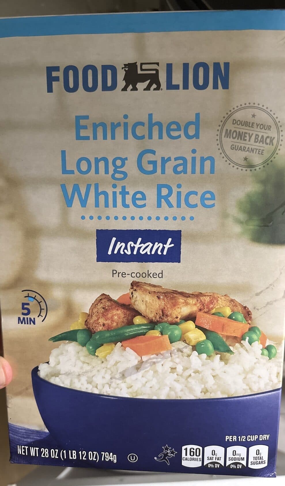 Food Lion Enriched Long Grain White Rice packshot