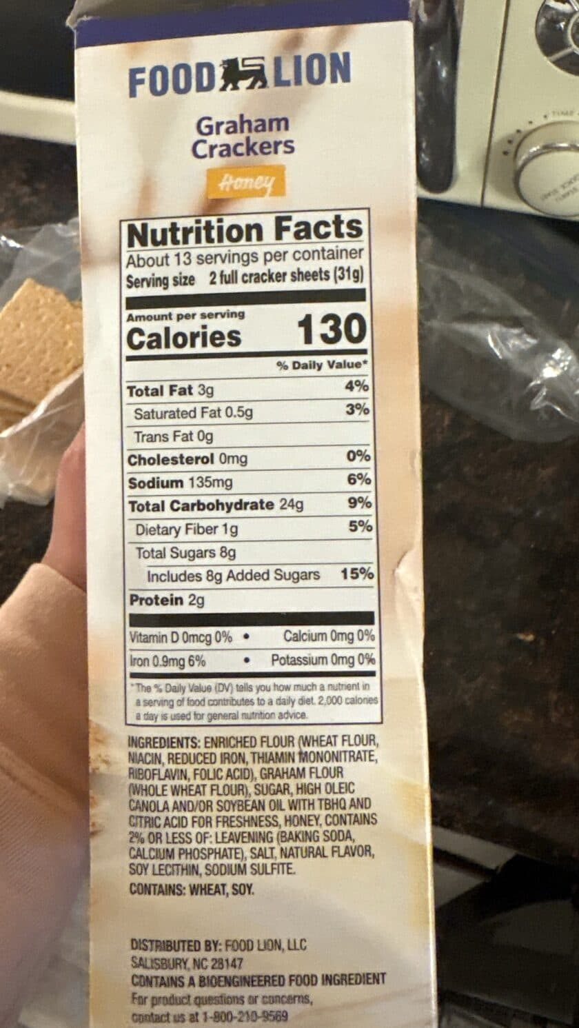 Food Lion Sweet & Crispy Graham Crackers packshot