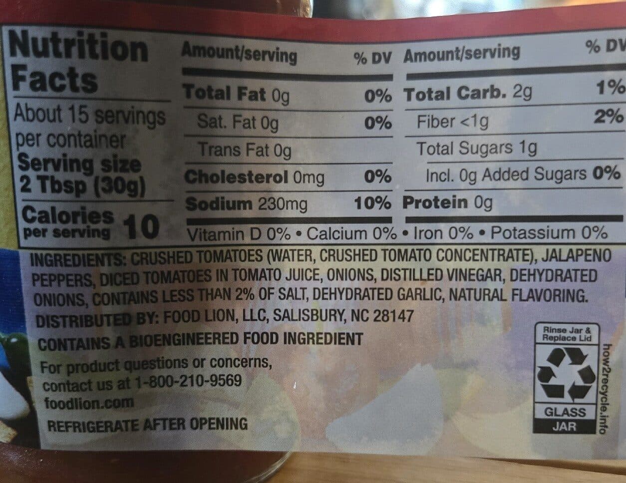FOOD LION Thick & Chunky Salsa Mild packshot
