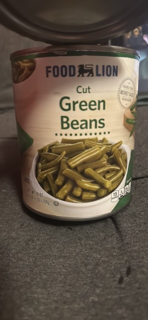 Food Lion Cut Green Beans packshot