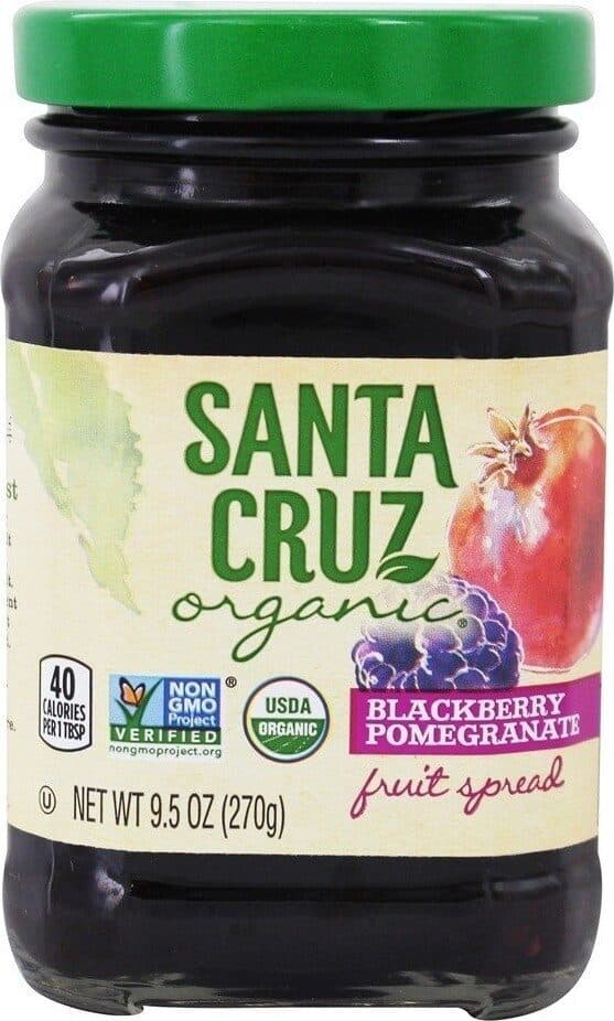 Santa Cruz Organic Blackberry Pomegranate Fruit Spread packshot