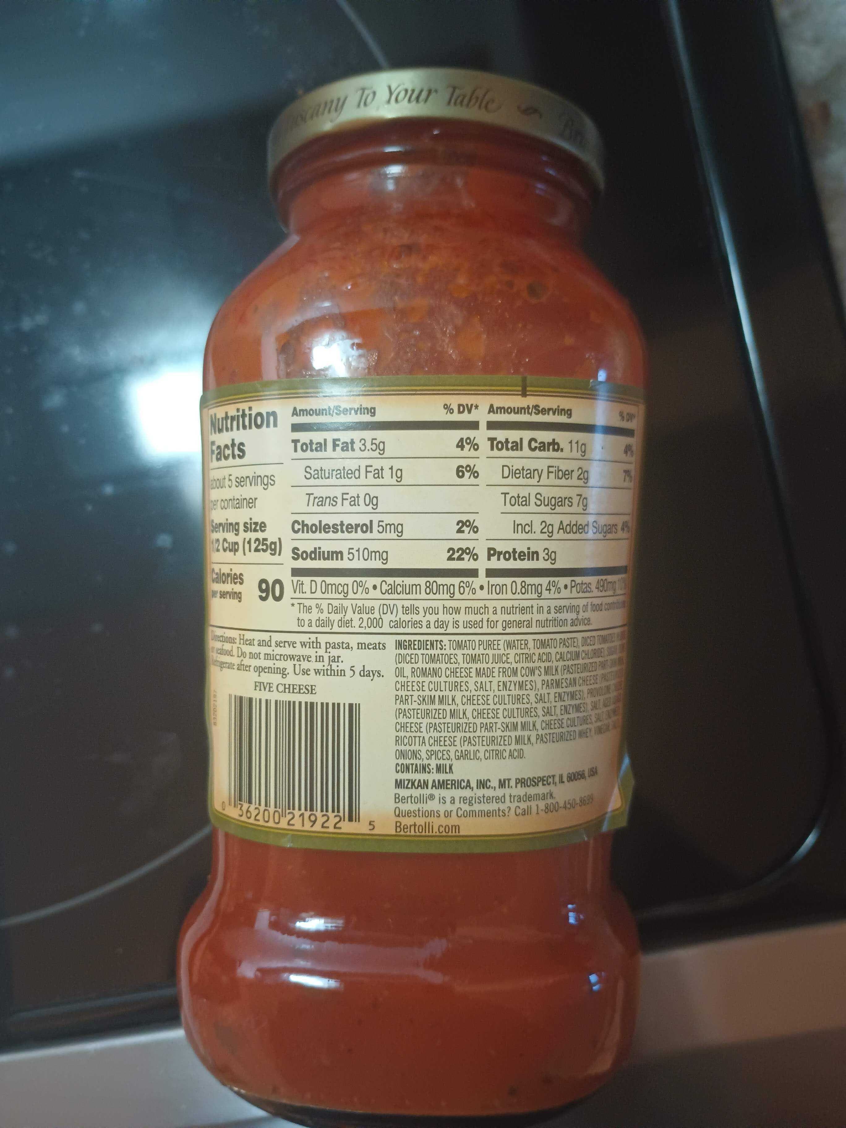 Bertolli Sauce packshot