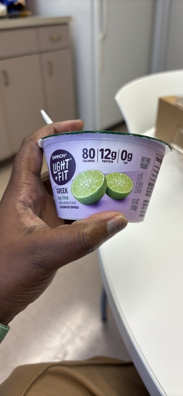 Dannon Light + Fit Greek Key Lime packshot