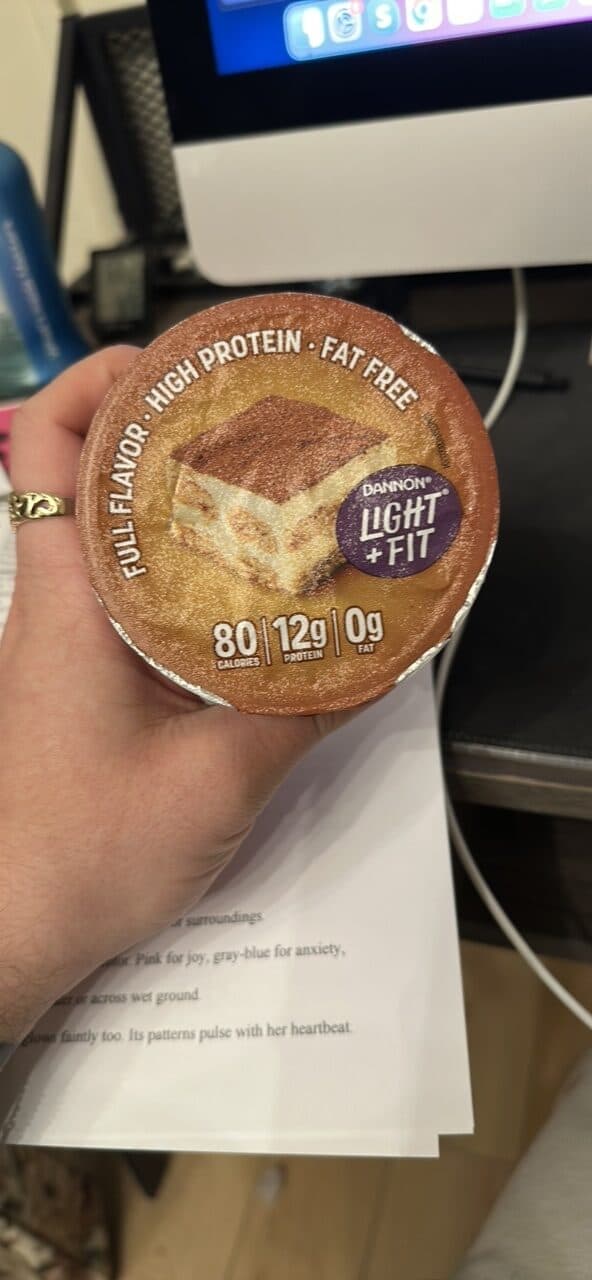 Dannon Light + Fit Greek Tiramisu packshot