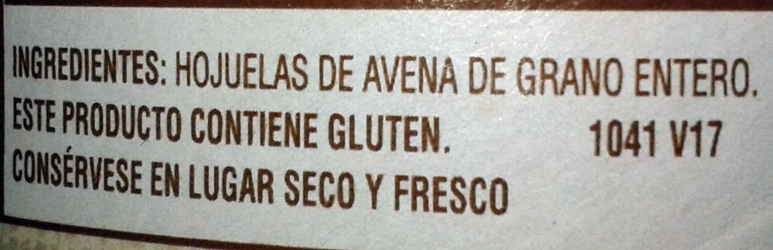 Quaker Hojuelas de avena natural packshot