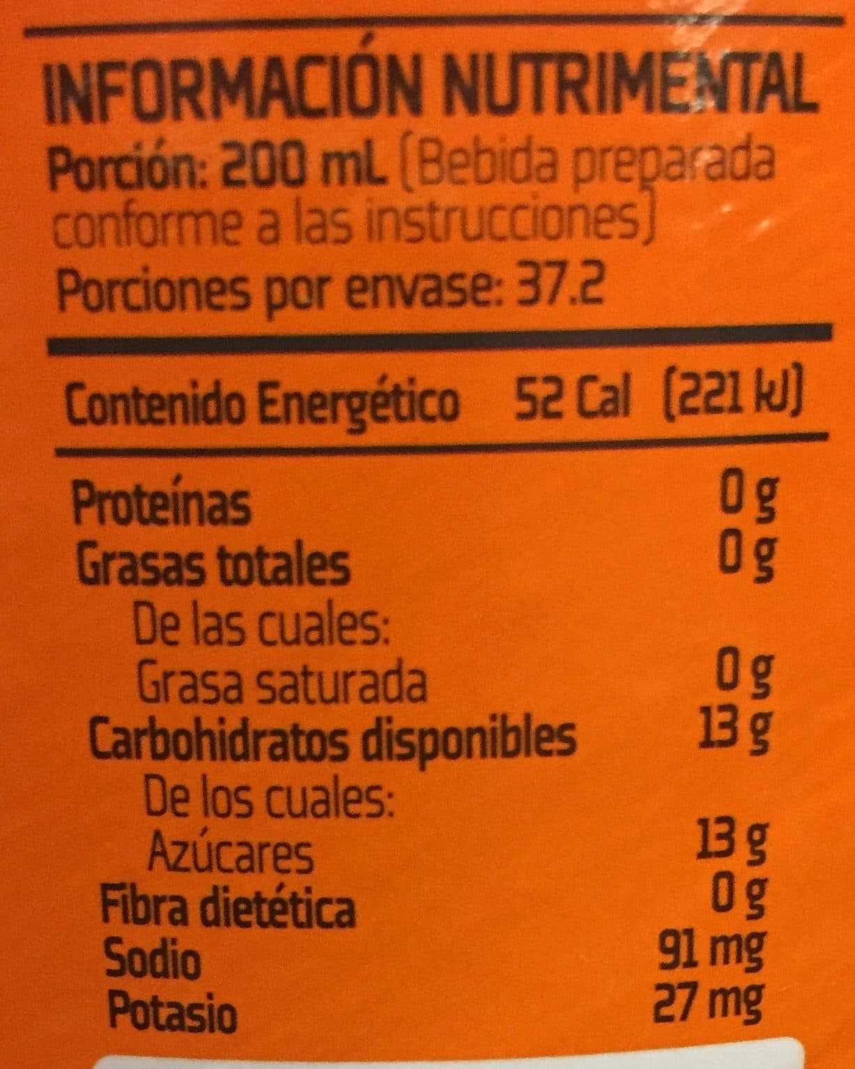 Gatorade Gatorade Polvo sabor Ponche de Frutas packshot